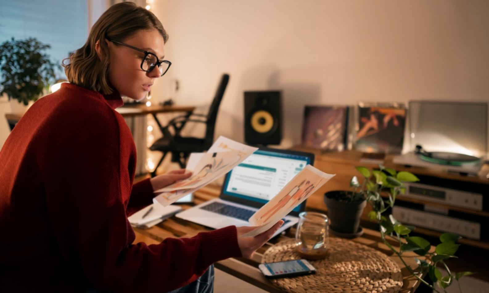 Interaktive Lernsitzung mit personalisierten Finanzplänen